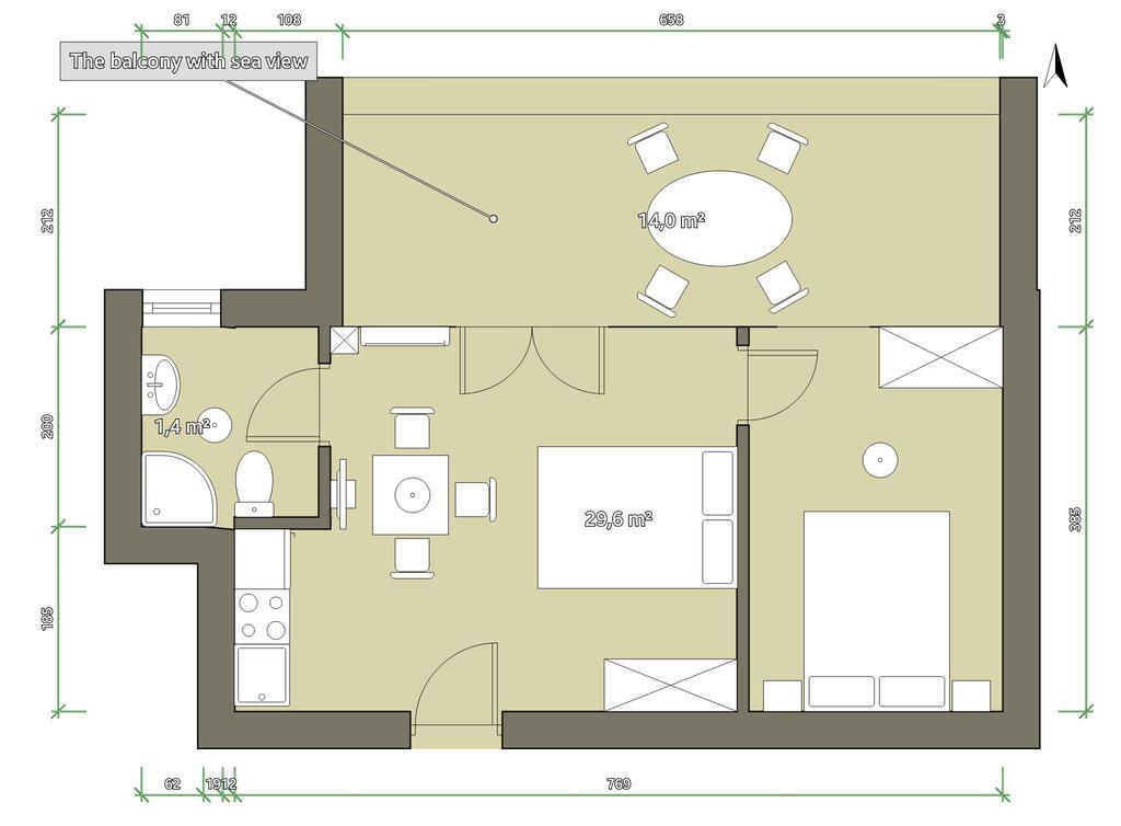 Maslina Apartments Krvavica Εξωτερικό φωτογραφία